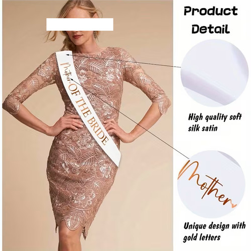 Wedding sash pack mother - pack,, of